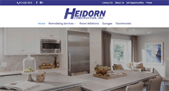 Desktop Screenshot of heidornconstruction.com